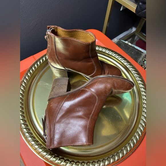 Madewell The Ames Boot in Cognac Leather Size 6 - Picture 2 of 10